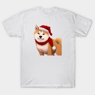 Cute Akita Inu Drawing T-Shirt